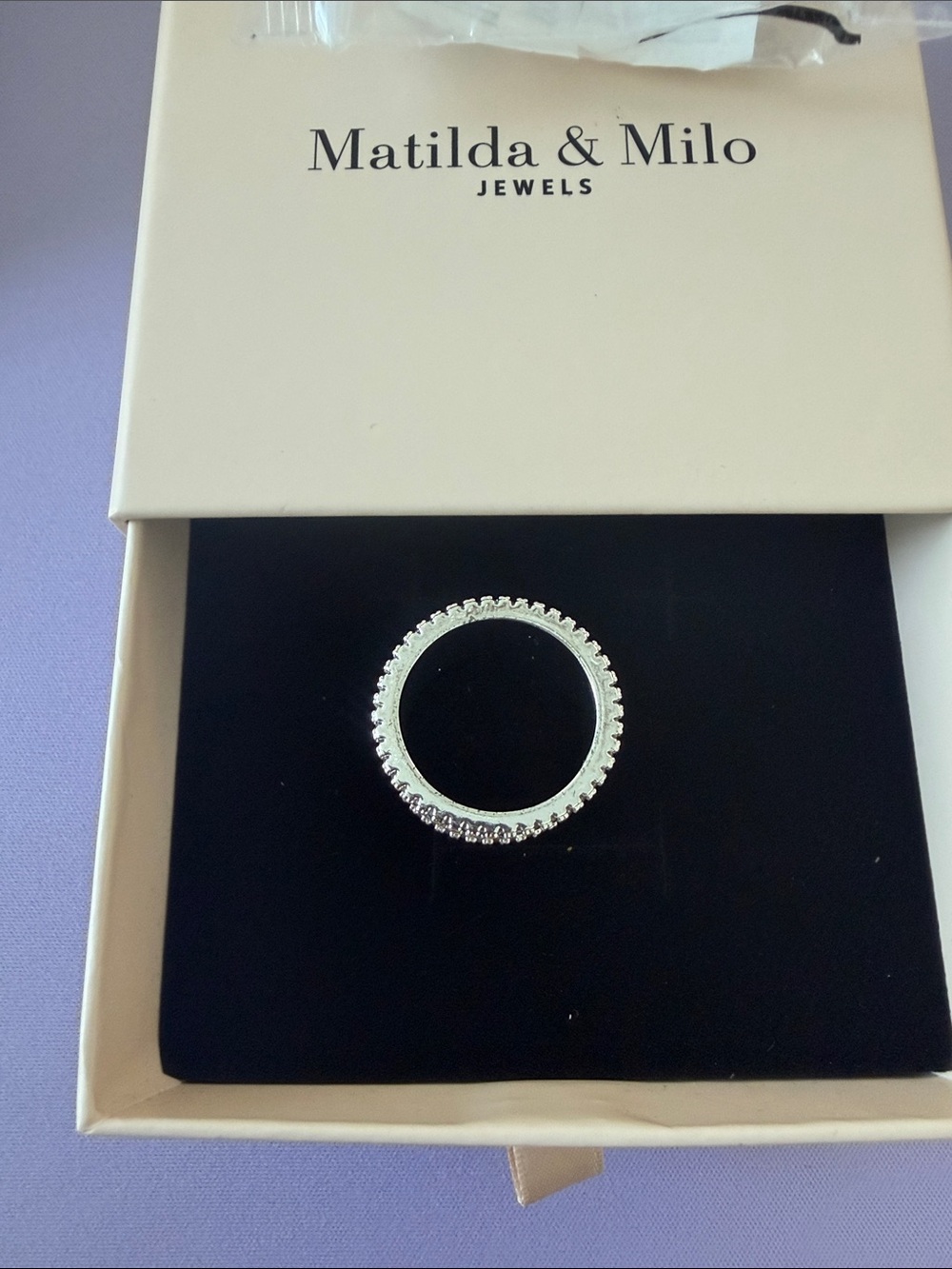 Silver Stackable Ring - Silver - Picture 3 of 4